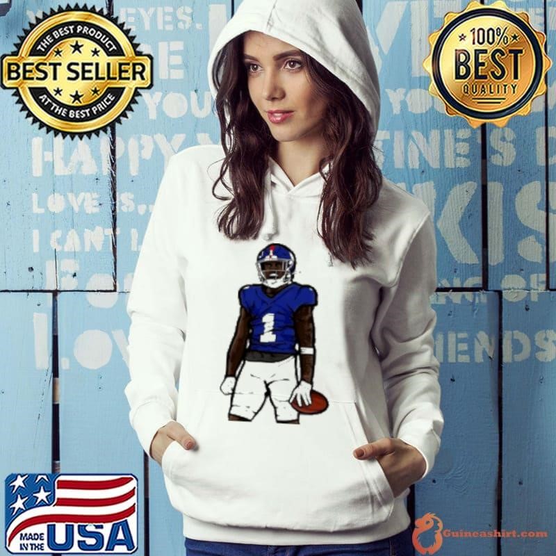 Malik Nabers Celebration Cartoon Football Design Shirt