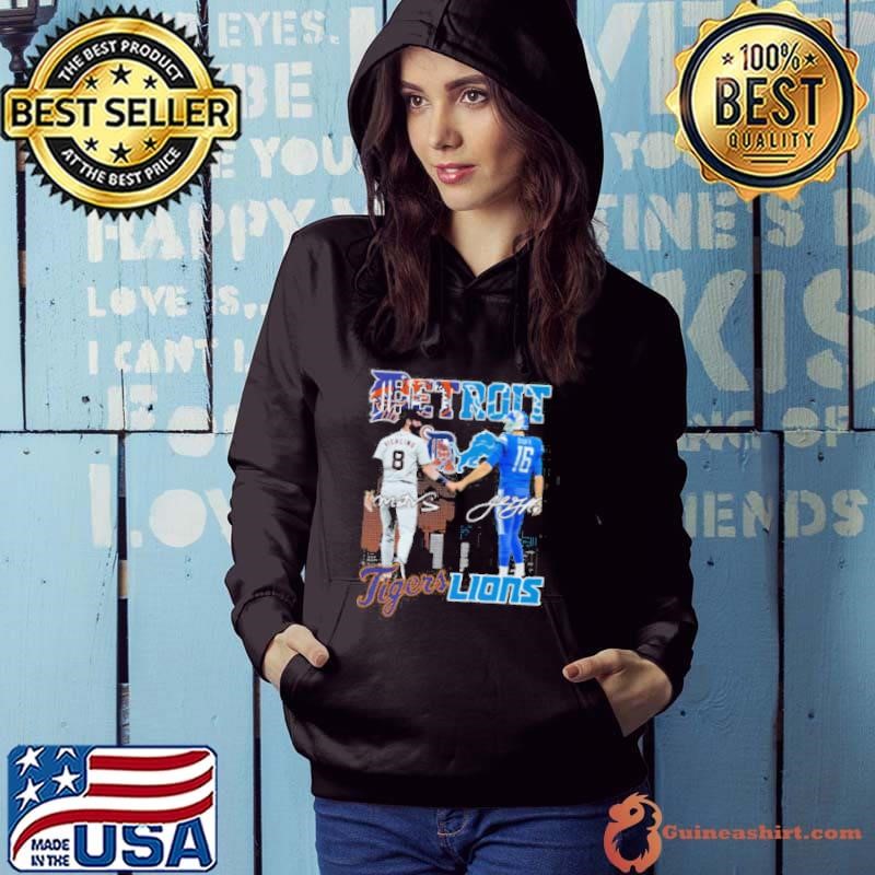 Matt Vierling Jared Goff Tigers Lions Hoodie