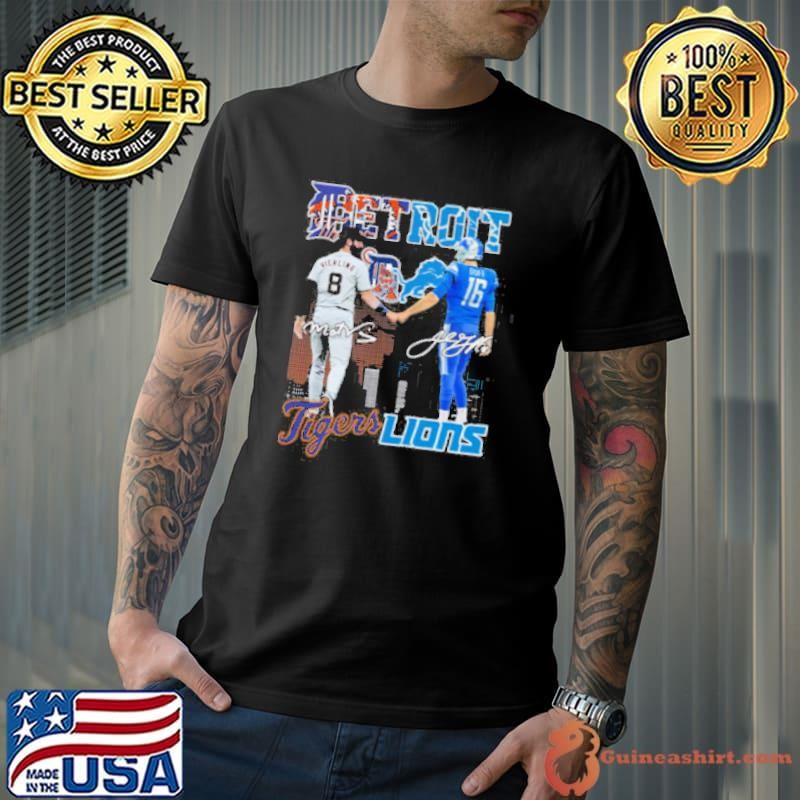 Matt Vierling Jared Goff Tigers Lions Shirt