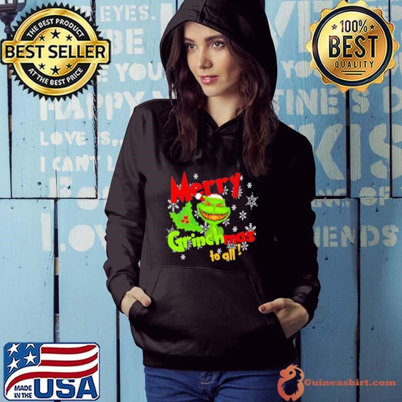 Merry Grinchmas To All Skull Grinch Hoodie