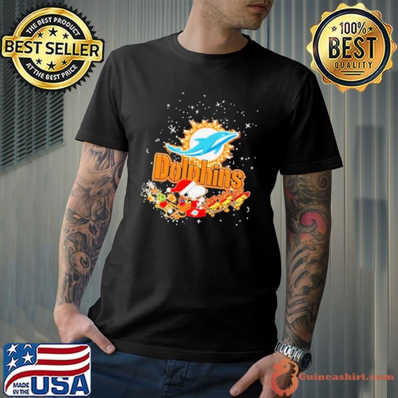 Miami Dolphins Snoopy Christmas shirt