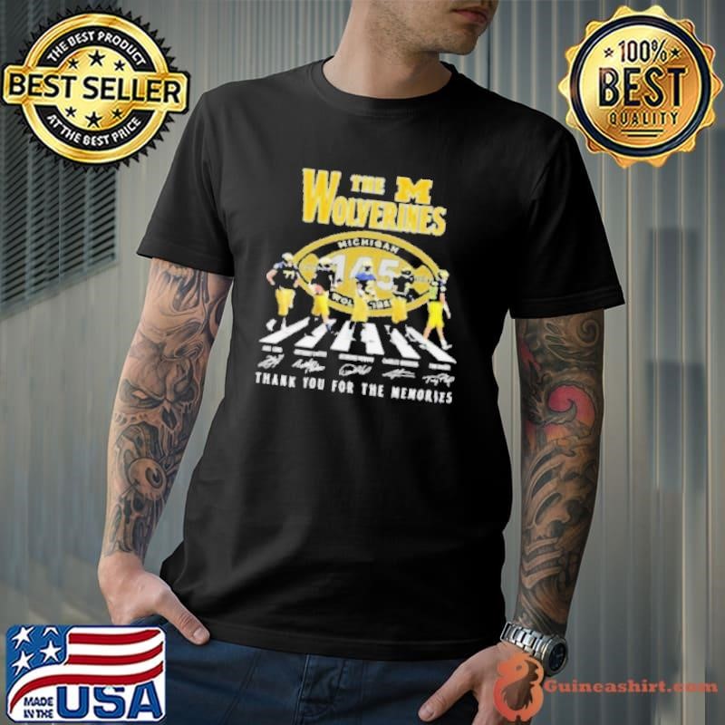 Michigan Wolverines Thank You For The Memories Of 145 Years The Wolverines Shirt