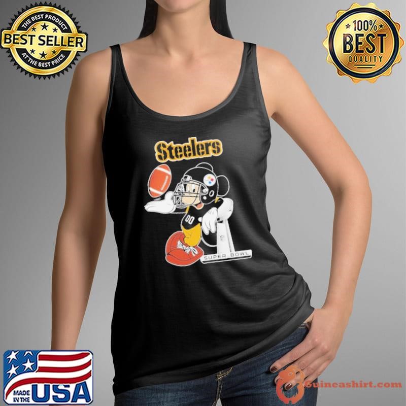 Mickey Mouse Pittsburgh Steelers Super Bowl shirt