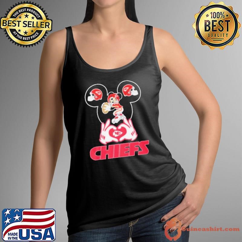 Mickey Mouse love Kanna City Chiefs 2021 shirt