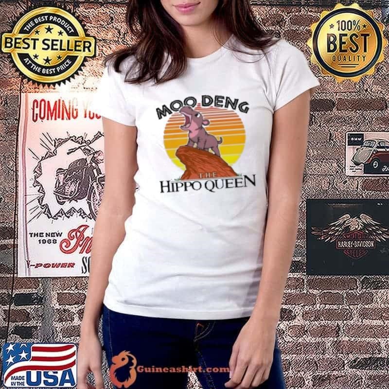 Moo Deng The Hippo Queen Ladiestee