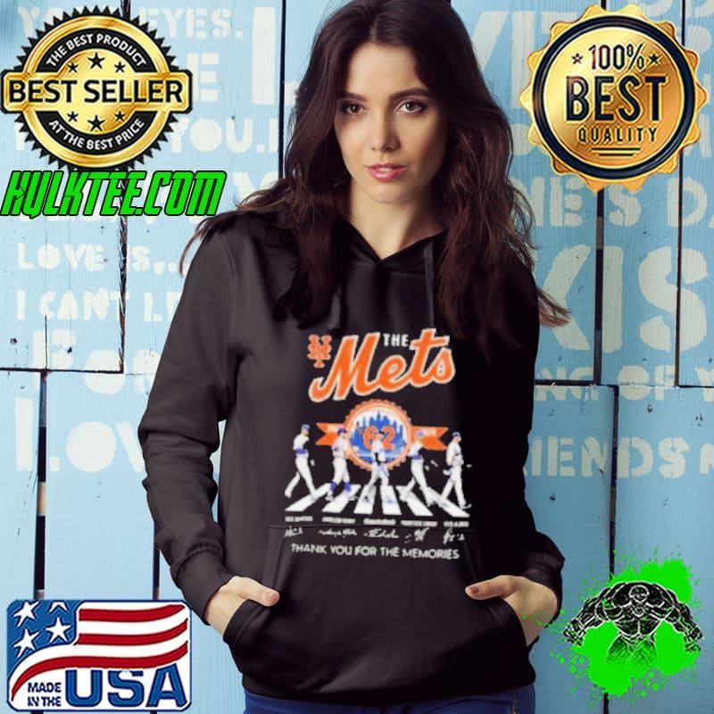 New York Mets 62 Years 1962 2024 Thank You For The Memories Walking Signatures Hoodie