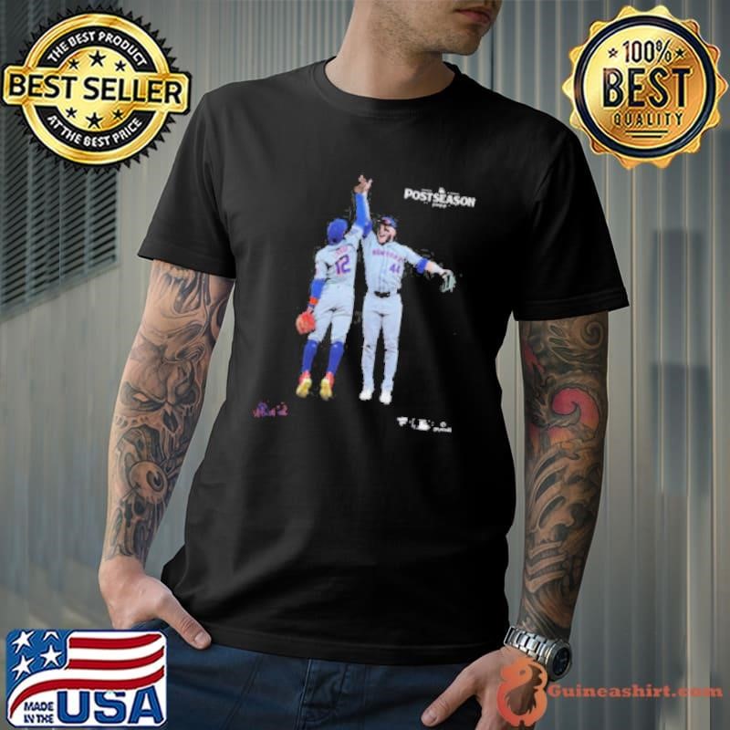 New York Mets Harrison Bader & Francisco Lindor 2024 MLB Postseason Moments Shirt