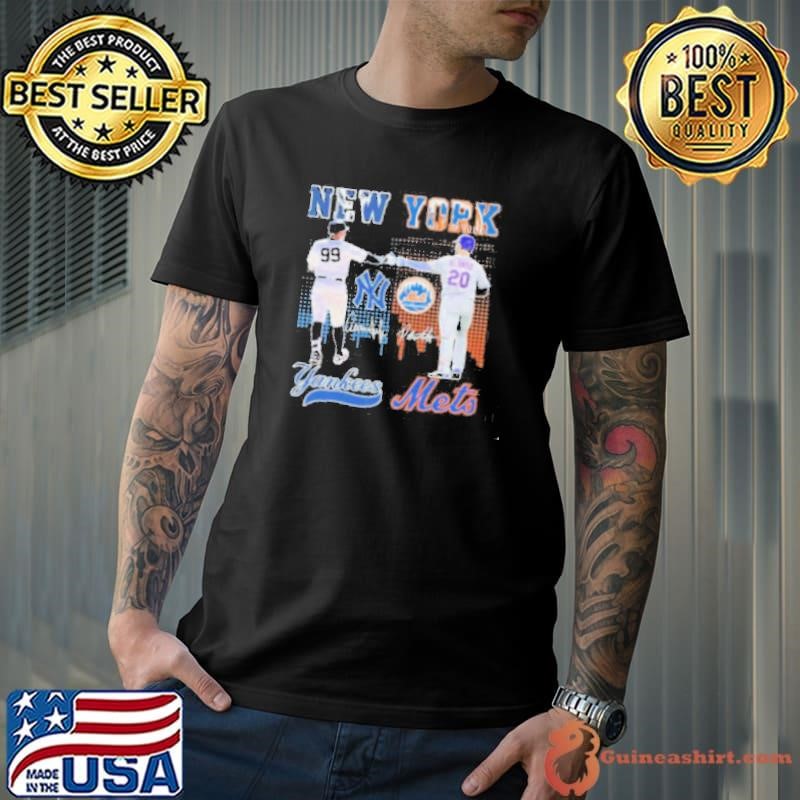 New York Yankees Aaron Judge New York Mets Pete Alonso 2024 Signatures Unisex