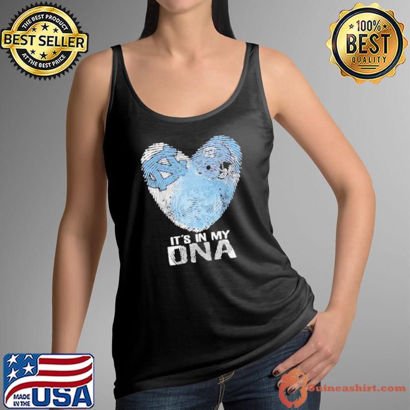 North Carolina Tar Heels Football It’s In My DNA Heart Tank Top