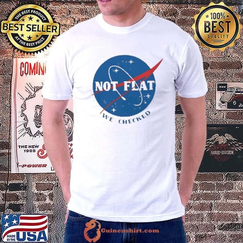 Not Flat We Checked Logo Unisex