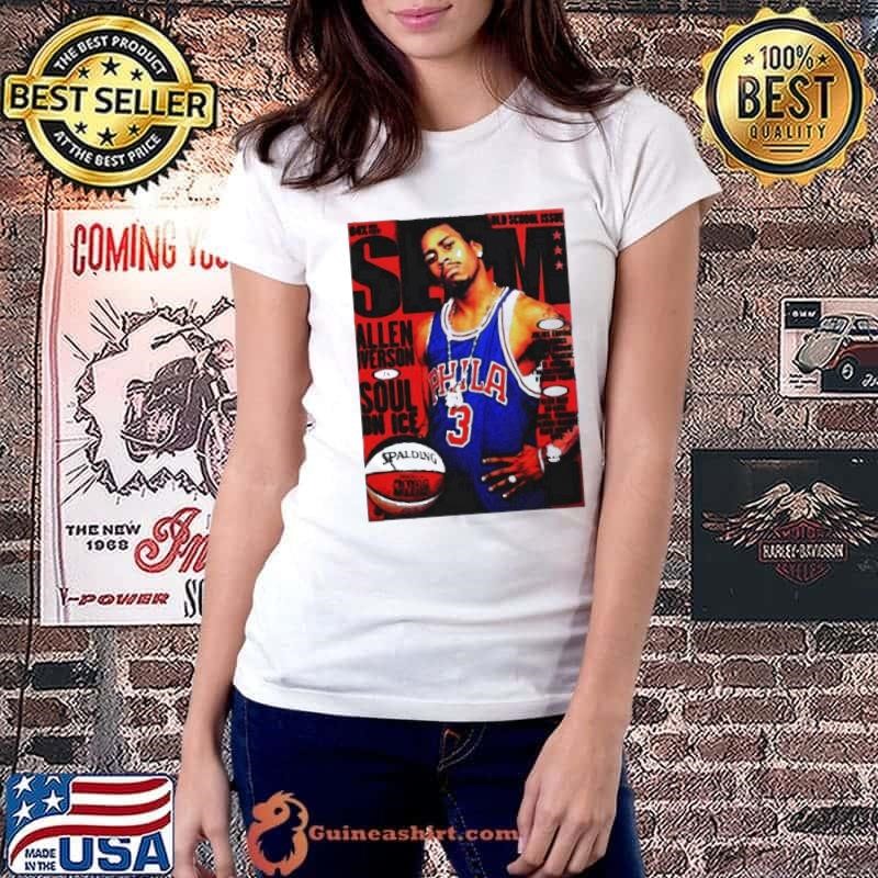Old school issue slam allen iverson soul on ice Ladiestee