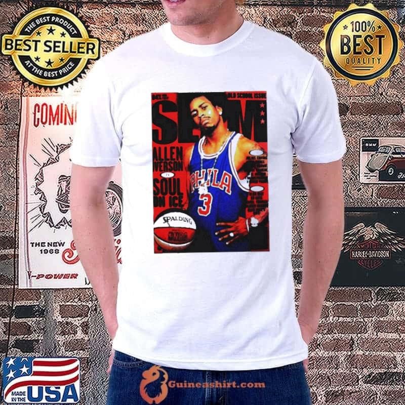 Old school issue slam allen iverson soul on ice Unisex