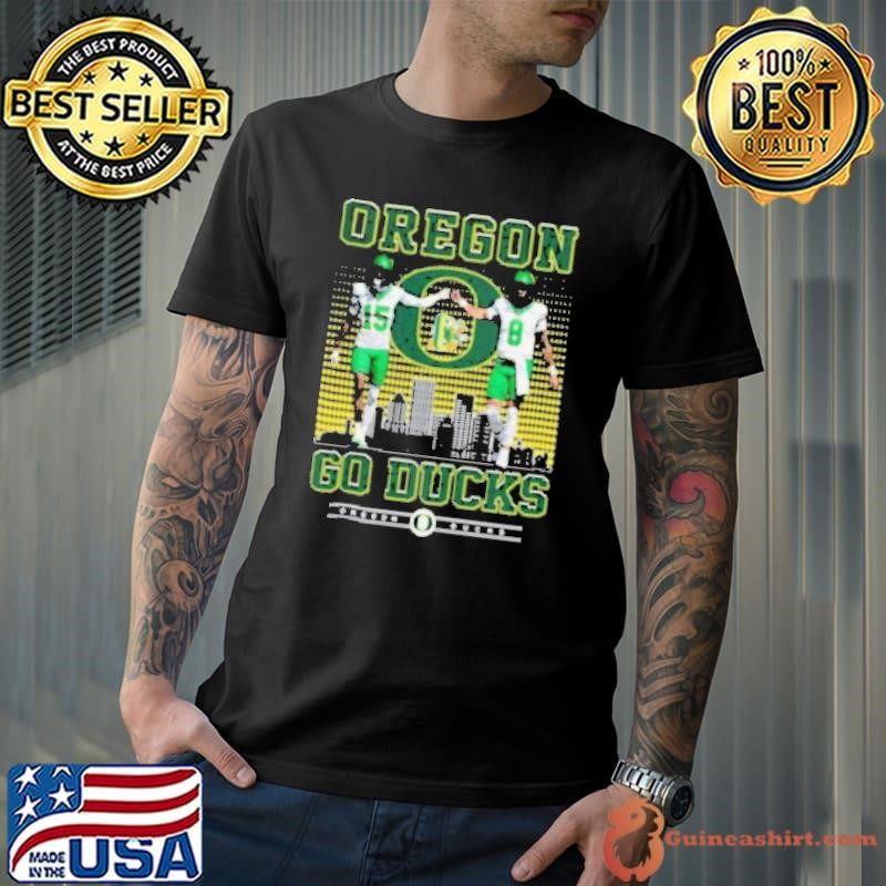 Oregon Ducks Tez Johnson Dillon Gabriel Go Ducks Shirt