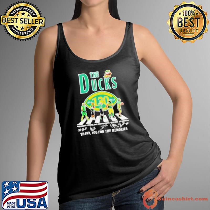 Oregon Ducks The Ducks Abbey Road thank you for the memories of 130 years signature Tank Top