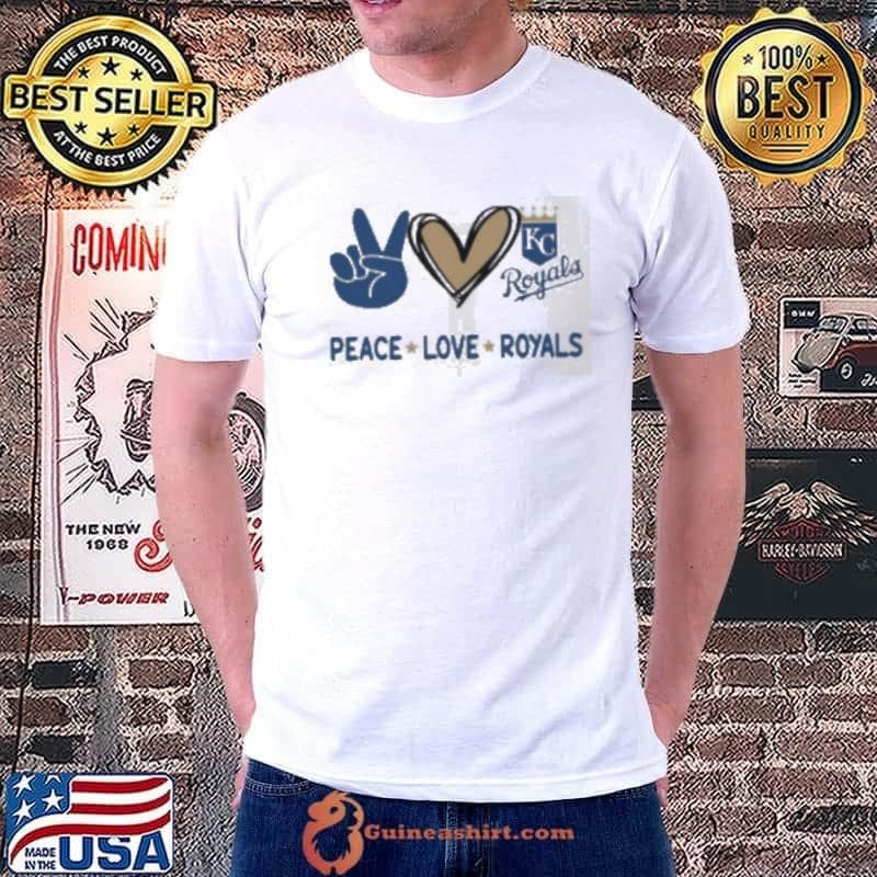 Peace Love Kansas City Royals MLB 2024 Shirt