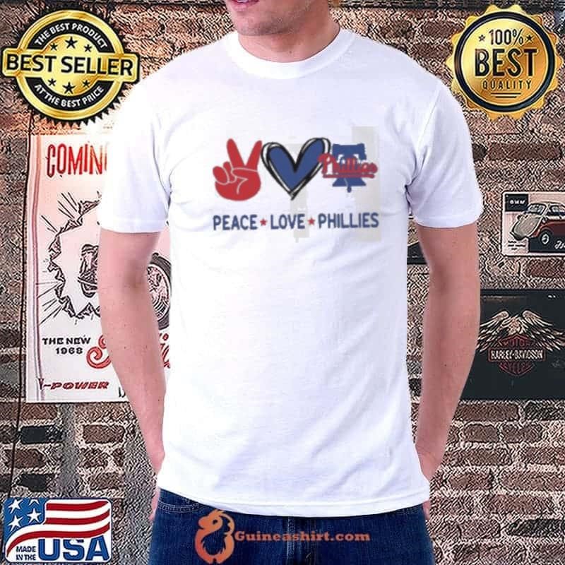 Peace Love Philadelphia Phillies MLB 2024 Unisex
