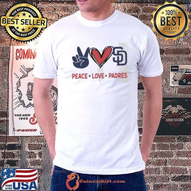 Peace Love San Diego Padres MLB 2024 Shirt