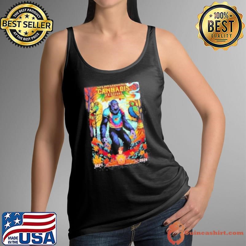 Pennsylvania Cannabis Fest Sept 2024 Live At Kutztown PA Event Poster Shirt