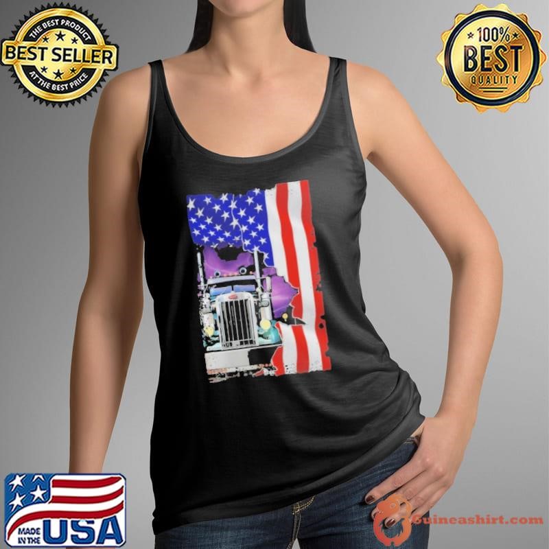 Perfect Blood Inside Me Trucker American Flag 2021 shirt