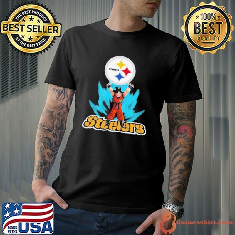 Pittsburgh Steelers Dragon Ball Songoku Super Saiyan shirt