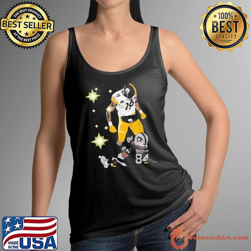 Pittsburgh Steelers JuJu Smith and Oakland Raiders Antonio Brown shirt