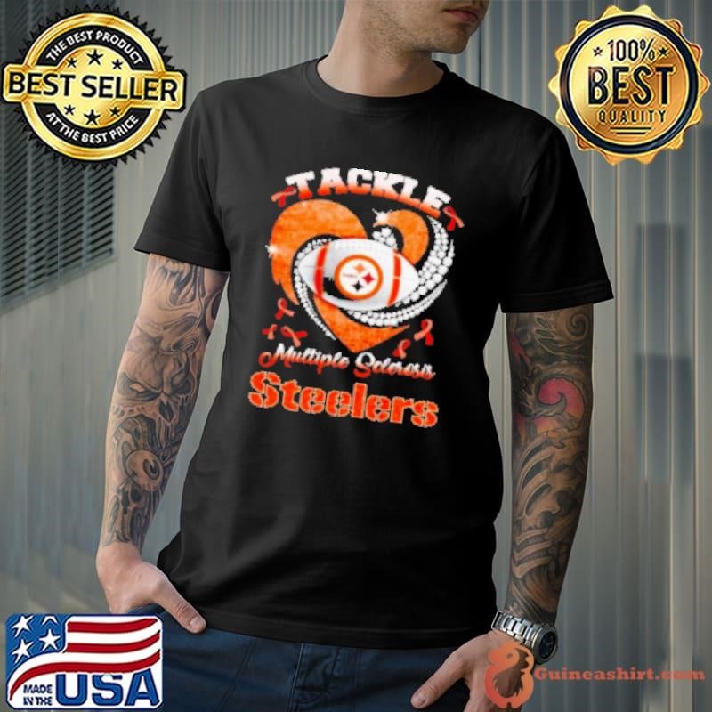 Pittsburgh Steelers tackle multiple sclerosis diamond heart Unisex