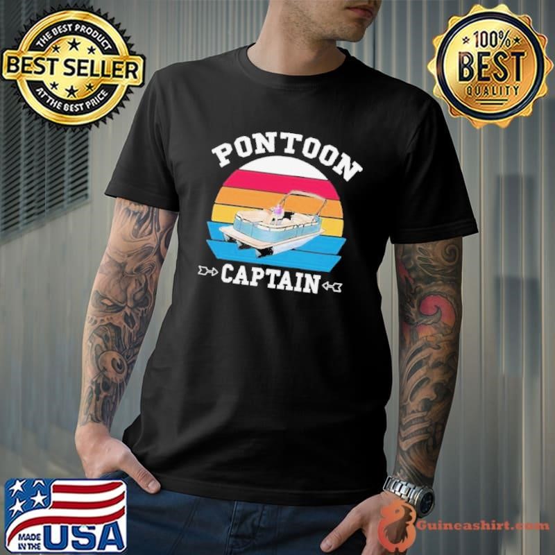 Pontoon Boat Christmas Vintage Unisex