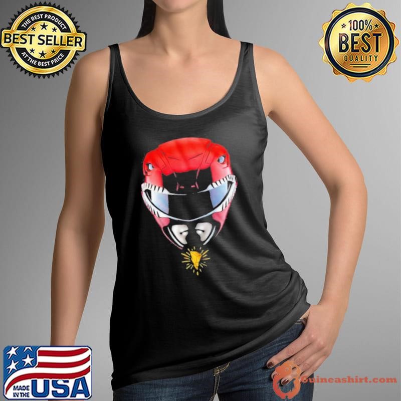 Power Rangers Red Mmpr Famous Helmet Soft shirt