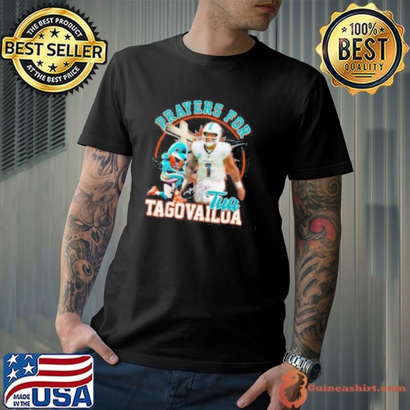 Prayers for tua tagovallua Dolphins shirt