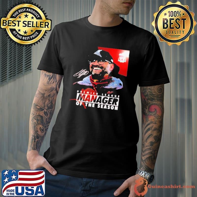 Premier league manager of the season shirt