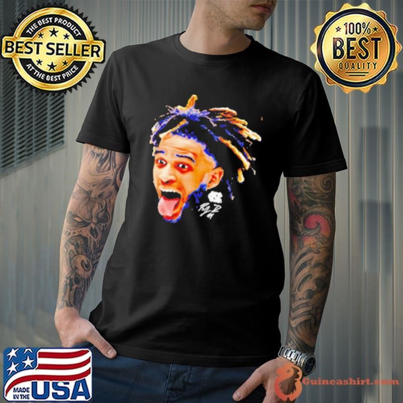RJ Davis North Carolina Tar Heels bighead shirt