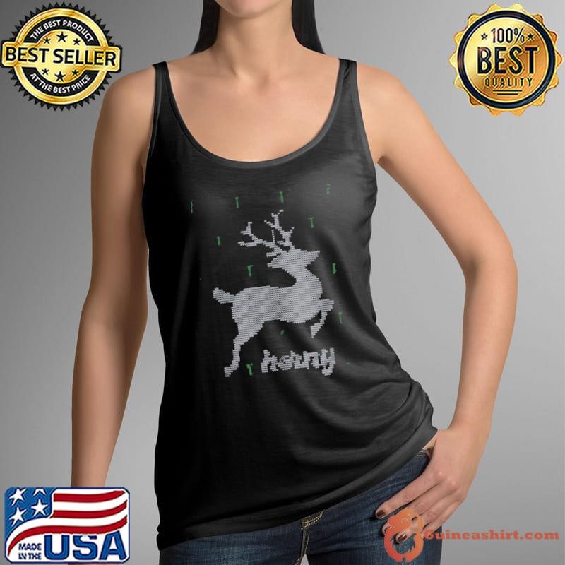 Reindeer Horny Ugly Christmas Tank Top