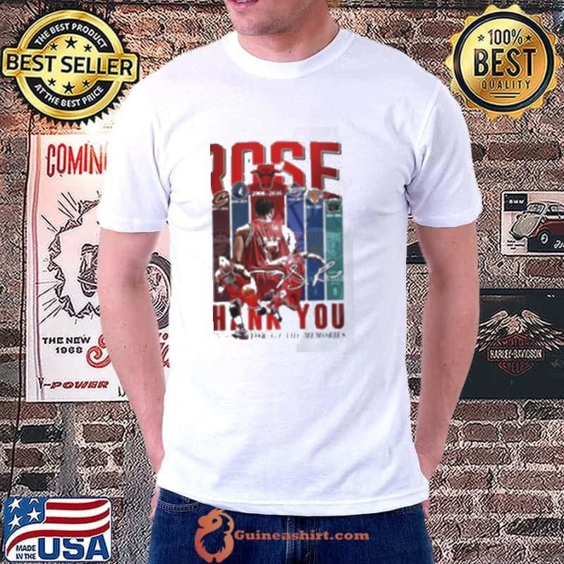 Rose Thank You For All The Memories shirt