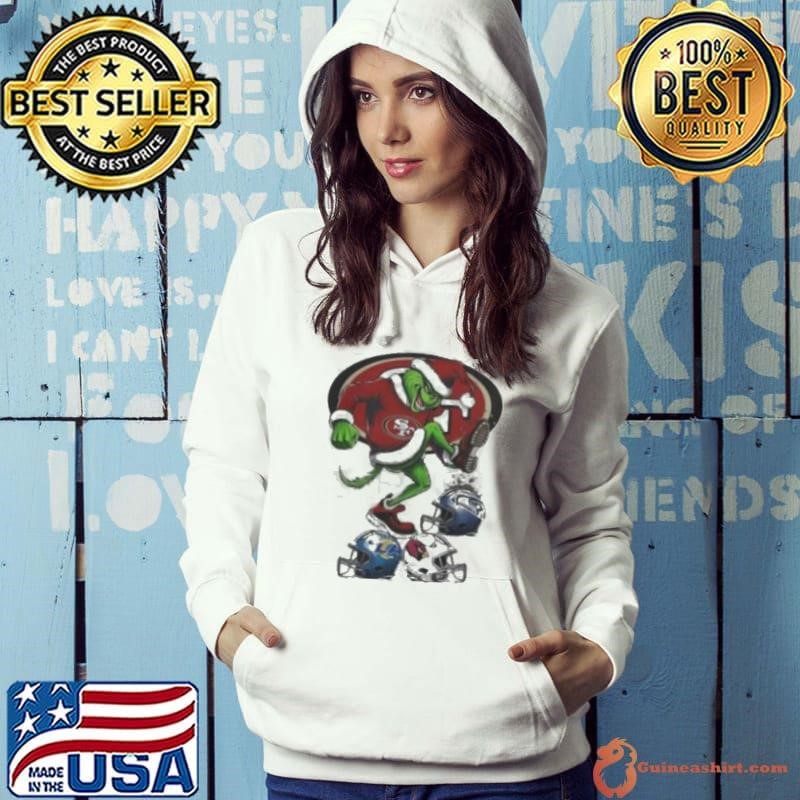 Santa Grinch San Francisco 49ers Stomp On NFL Teams Christmas 2024 shirt
