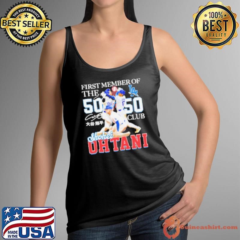 Shohei Ohtani First Member Of The 50 Hr 50 Sb Club Tank Top