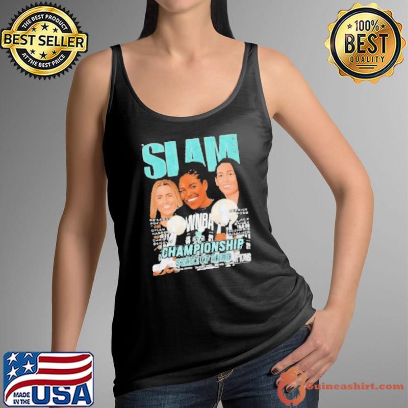 Slam Championship State Of Mind Sabrina Ionescu Jonquel Jones Breanna Stewart Tank Top