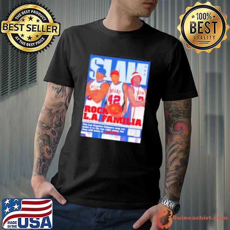 Slam Jason Terry Dirk Nowitzki Grant Hill Rock LA Familia Shirt