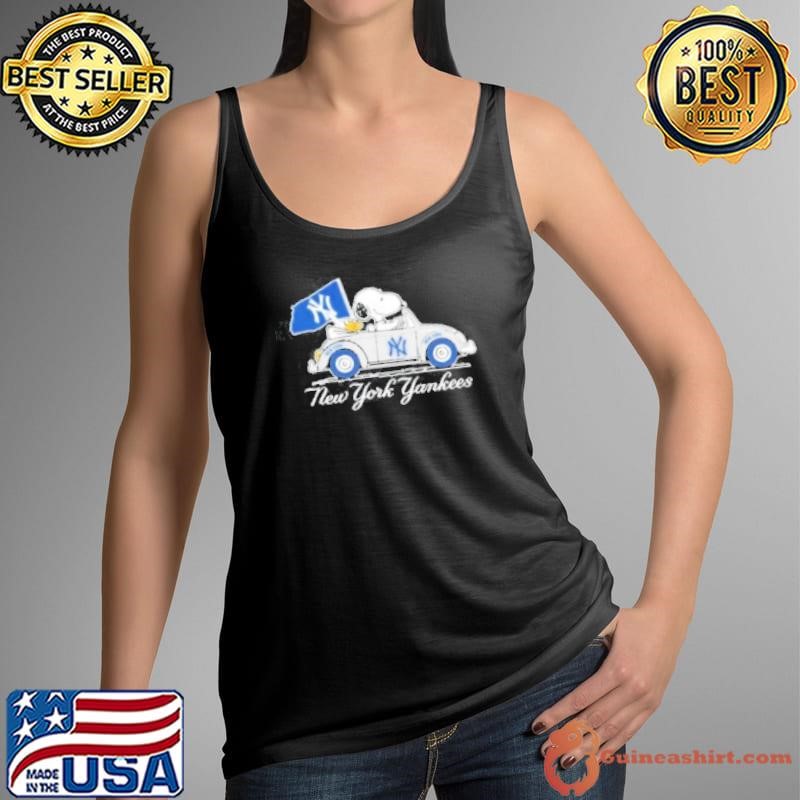 Snoopy And Woodstock X New York Yankees October Driving Car 2024 Shirt