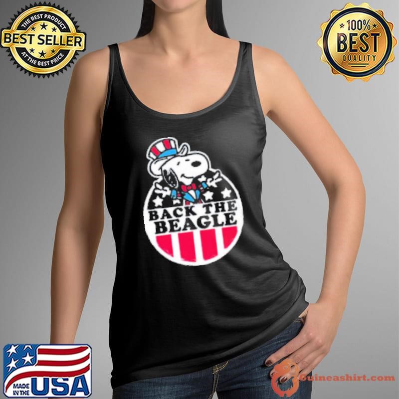 Snoopy Peanuts back the Beagle Tank Top