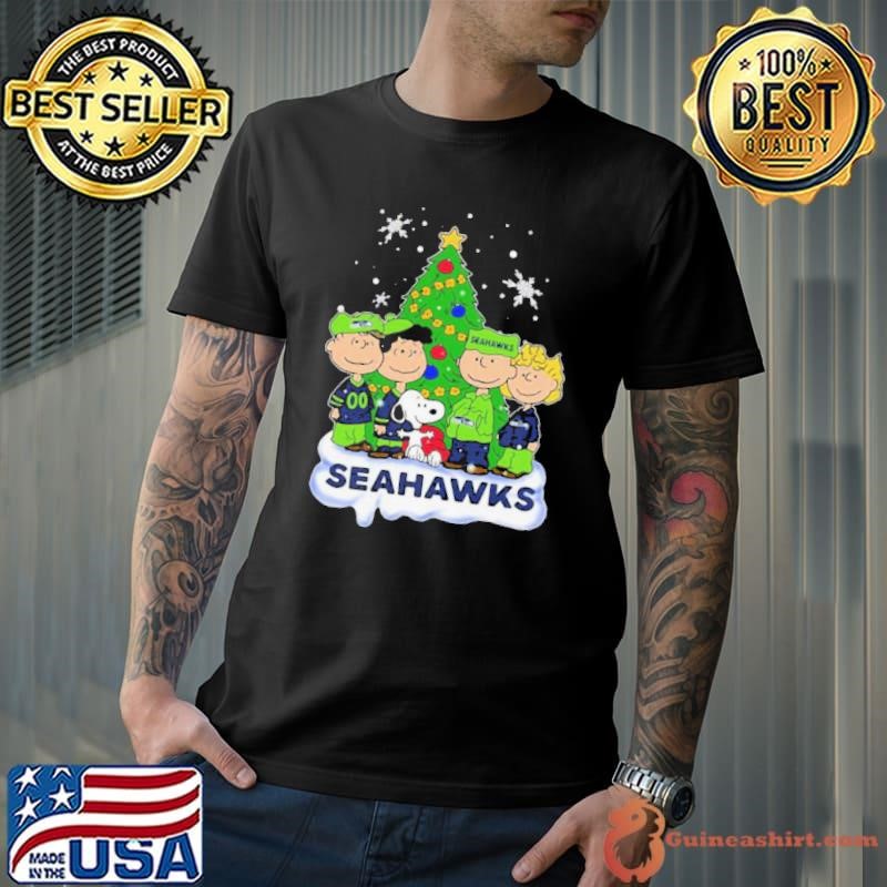 Snoopy The Peanuts Seattle Seahawks Christmas shirt