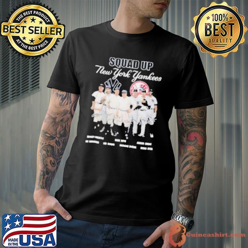 Squad Up New York Yankees Team MLB Signatures 2024 shirt
