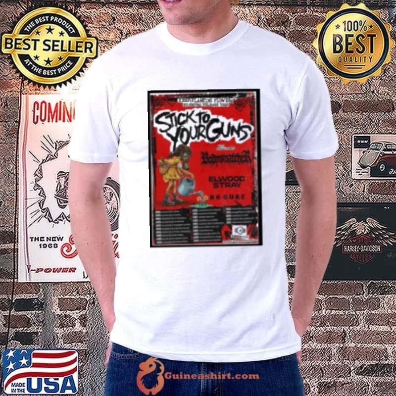 Stick To Your Guns Keep Planting Flowers EU Record Release Tour 2025 Poster Shirt
