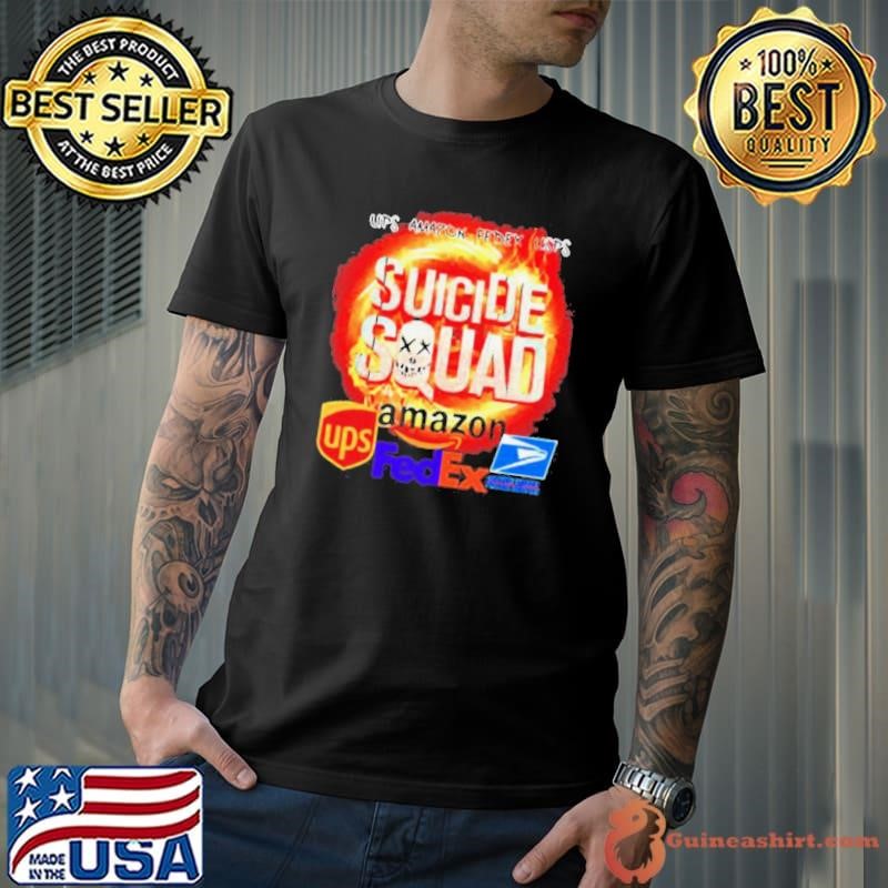 Suicide Squad Amazon Ups FedEx and United States Postal Servce shirt