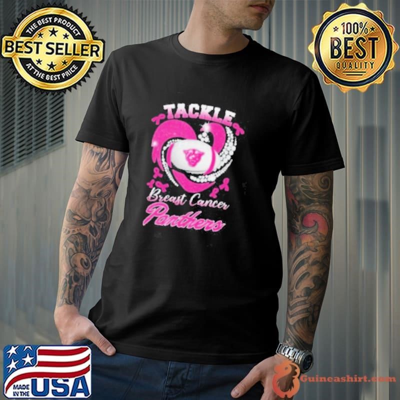 Tackle Breast Cancer Georgia State Panthers Diamond Heart Unisex