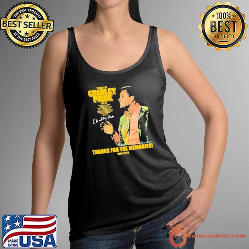 The Best Of Charley Pride Thank You For The Memories 1934 2020 Signature Tank Top