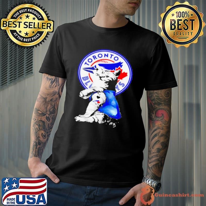 The Cat Tattoos I love Toronto Blue Jays shirt