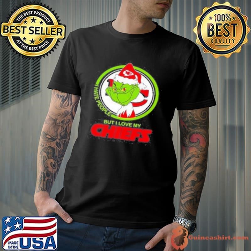 The Grinch I Hate People But I Love My Kansas City Chiefs 2024 Unisex
