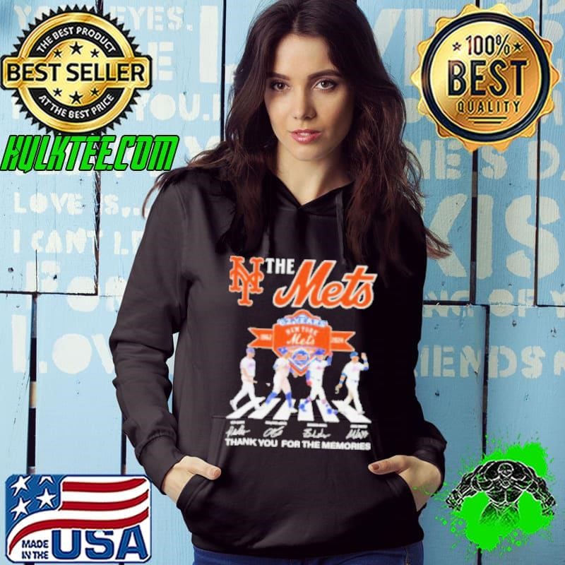 The Mets Abbey Road NLCS 62 Years 1962 2024 Thank You For The Memories Signatures Hoodie