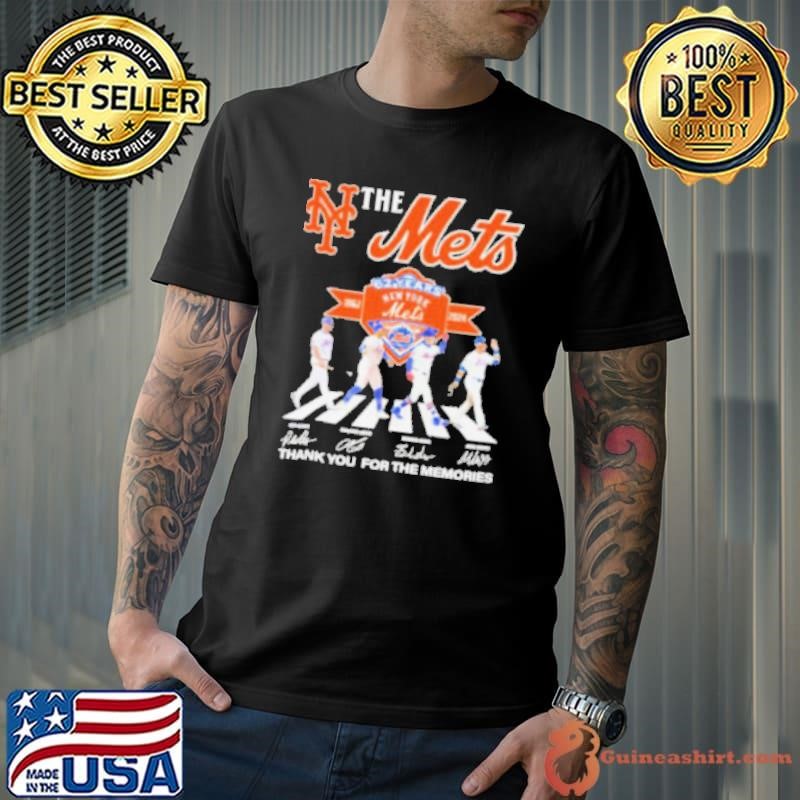 The Mets Abbey Road NLCS 62 Years 1962 2024 Thank You For The Memories Signatures Shirt