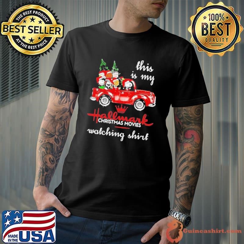 The Peanuts This Is My Hallmark Christmas Movies Watching shirt